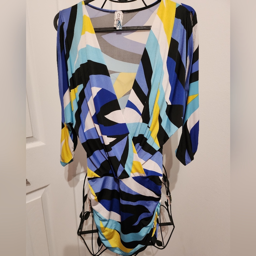 3/4 sleeve dolman silky top